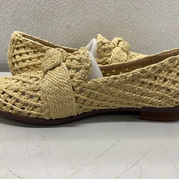 NEW BIBI LOU Posey Woven Loafers Natural Slip-On Flats Women’s Size 10 (EU 41) - Picture 6 of 8